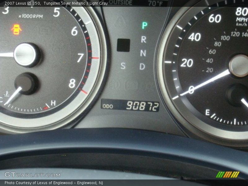 Tungsten Silver Metallic / Light Gray 2007 Lexus ES 350