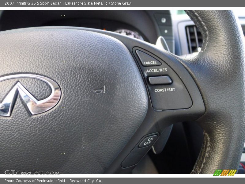 Lakeshore Slate Metallic / Stone Gray 2007 Infiniti G 35 S Sport Sedan
