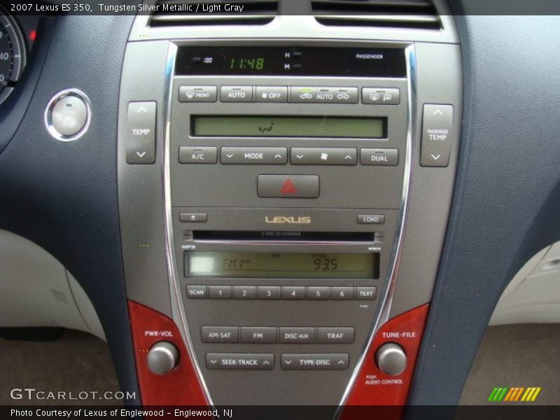 Tungsten Silver Metallic / Light Gray 2007 Lexus ES 350