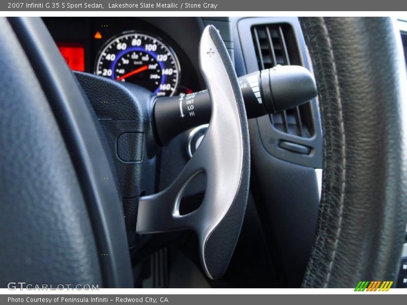 Lakeshore Slate Metallic / Stone Gray 2007 Infiniti G 35 S Sport Sedan