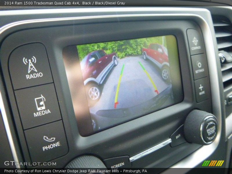 Black / Black/Diesel Gray 2014 Ram 1500 Tradesman Quad Cab 4x4
