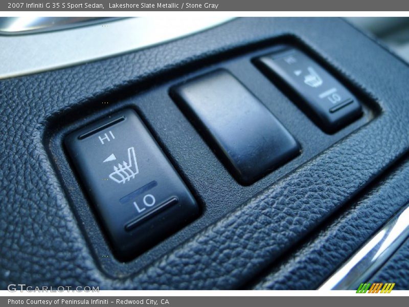 Lakeshore Slate Metallic / Stone Gray 2007 Infiniti G 35 S Sport Sedan