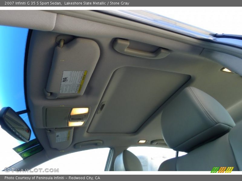 Lakeshore Slate Metallic / Stone Gray 2007 Infiniti G 35 S Sport Sedan