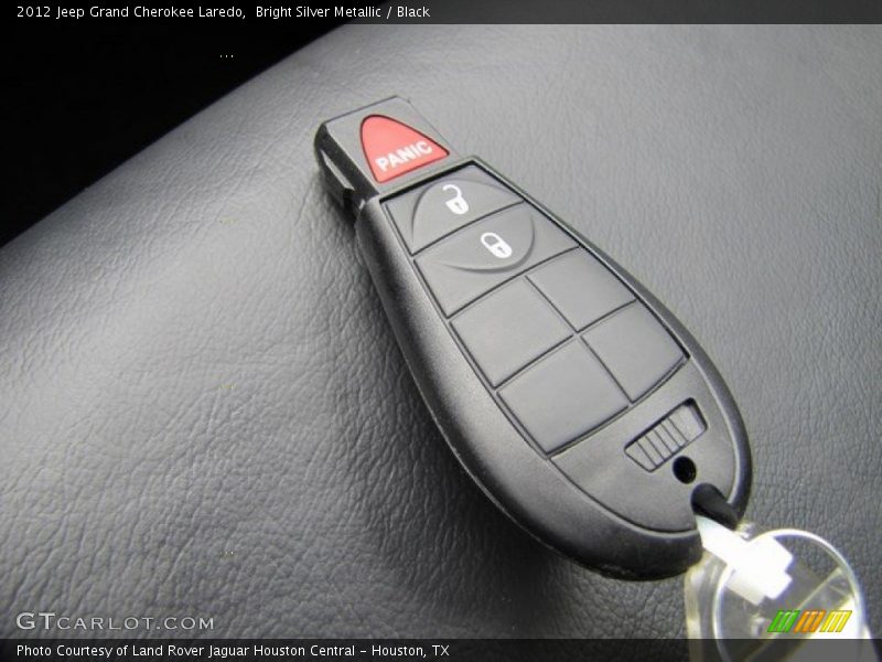 Bright Silver Metallic / Black 2012 Jeep Grand Cherokee Laredo