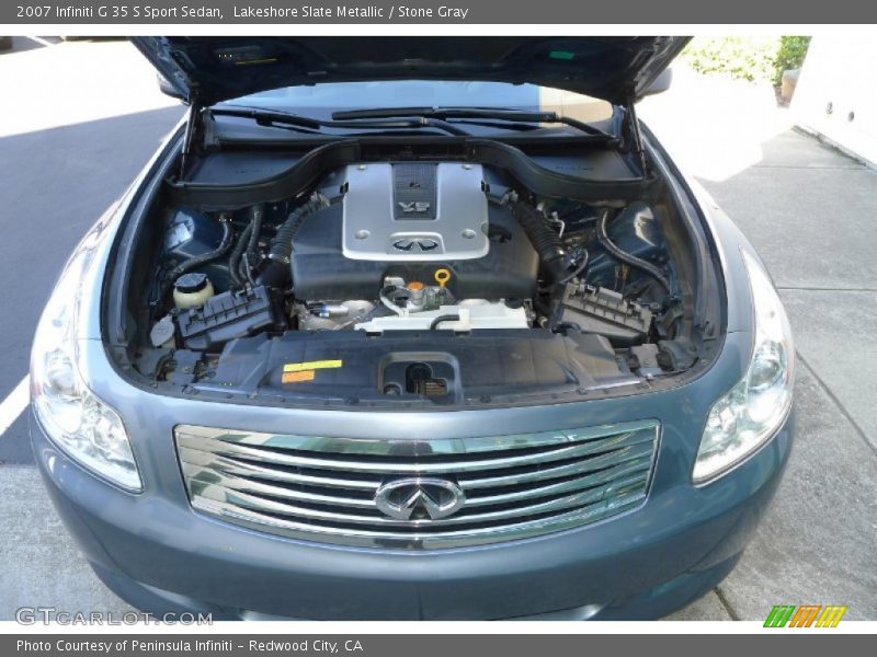 Lakeshore Slate Metallic / Stone Gray 2007 Infiniti G 35 S Sport Sedan