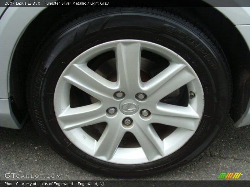 Tungsten Silver Metallic / Light Gray 2007 Lexus ES 350