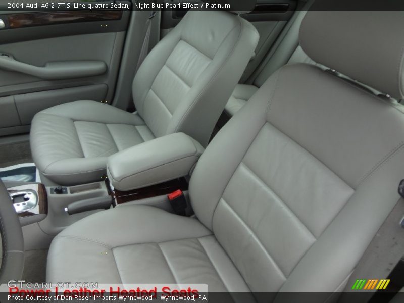 Night Blue Pearl Effect / Platinum 2004 Audi A6 2.7T S-Line quattro Sedan