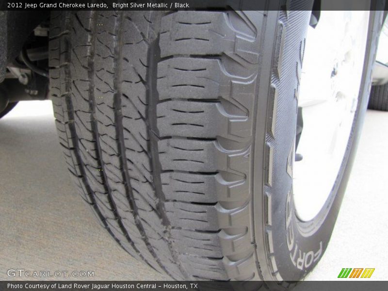 Bright Silver Metallic / Black 2012 Jeep Grand Cherokee Laredo