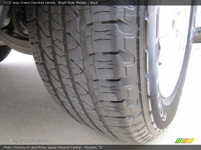 Bright Silver Metallic / Black 2012 Jeep Grand Cherokee Laredo