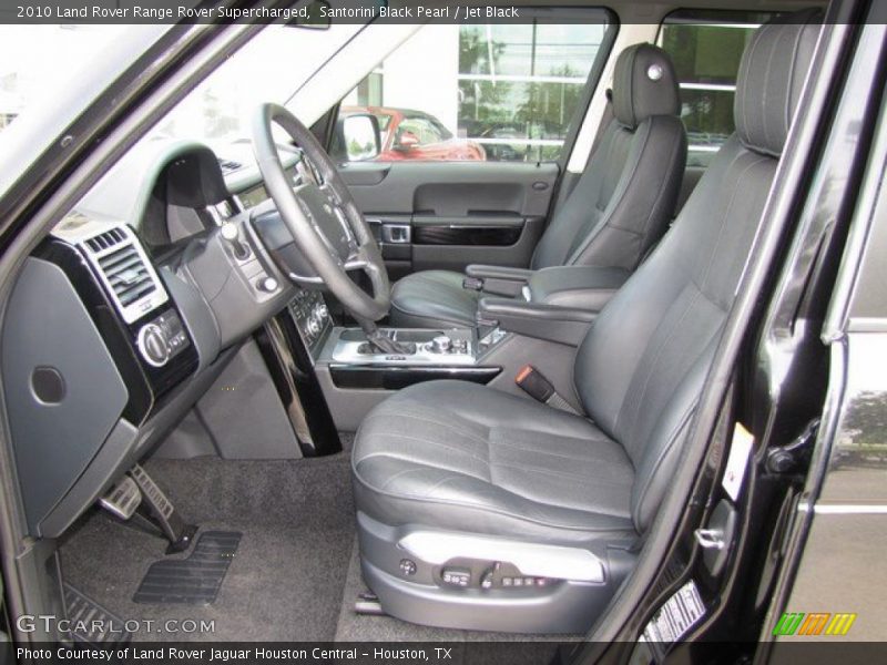 Santorini Black Pearl / Jet Black 2010 Land Rover Range Rover Supercharged