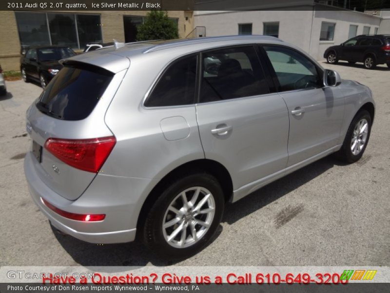 Ice Silver Metallic / Black 2011 Audi Q5 2.0T quattro
