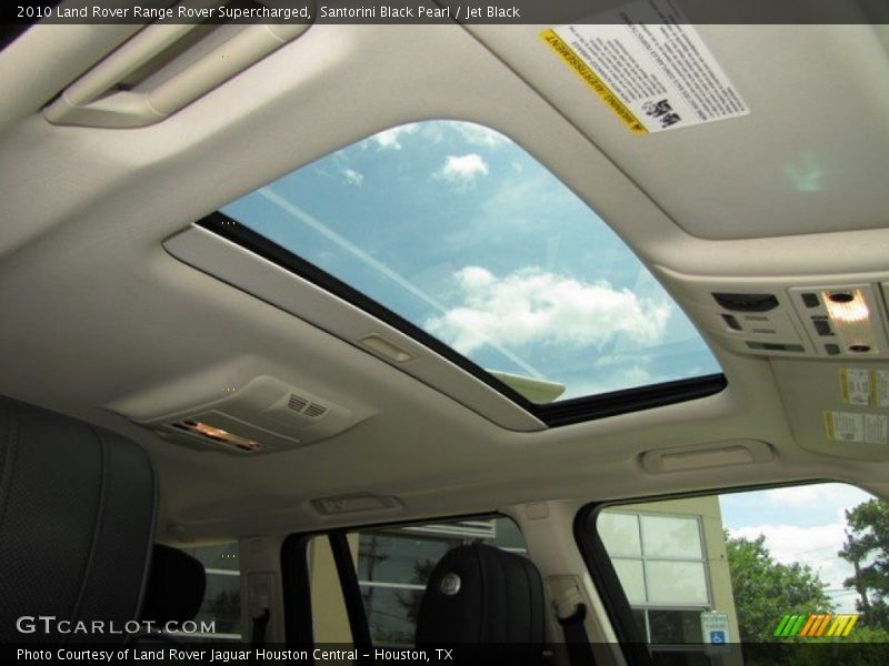 Santorini Black Pearl / Jet Black 2010 Land Rover Range Rover Supercharged