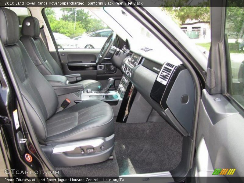 Santorini Black Pearl / Jet Black 2010 Land Rover Range Rover Supercharged