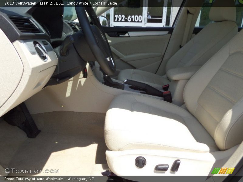 Candy White / Cornsilk Beige 2013 Volkswagen Passat 2.5L SE