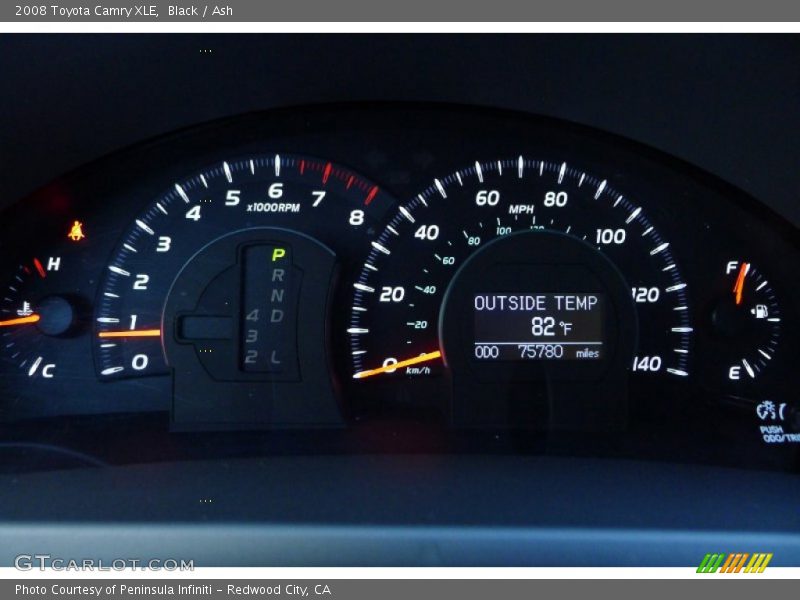 Black / Ash 2008 Toyota Camry XLE