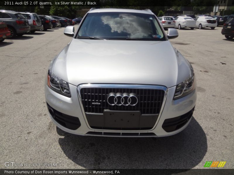 Ice Silver Metallic / Black 2011 Audi Q5 2.0T quattro