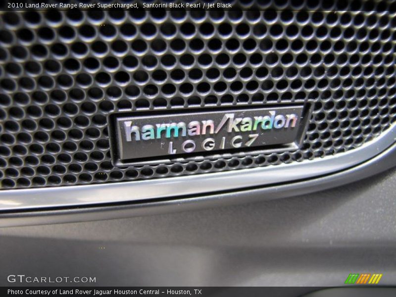 Santorini Black Pearl / Jet Black 2010 Land Rover Range Rover Supercharged
