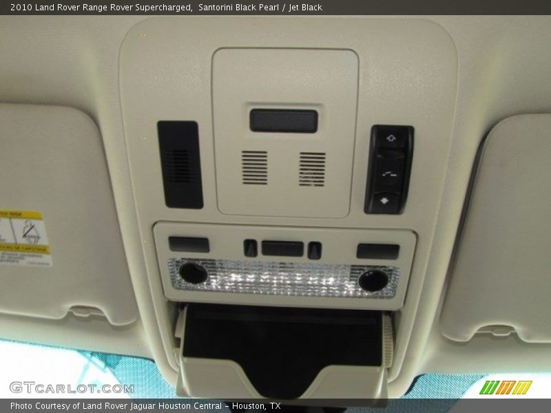 Santorini Black Pearl / Jet Black 2010 Land Rover Range Rover Supercharged