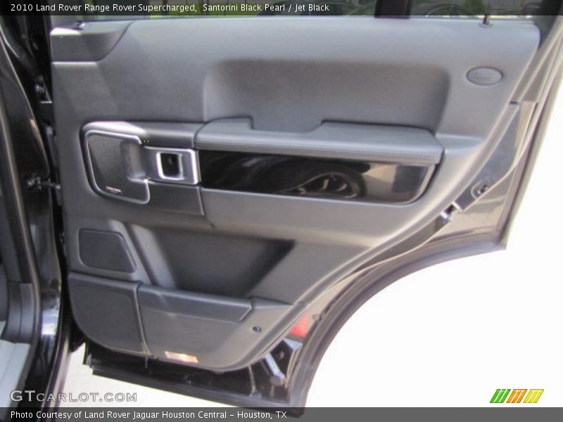 Santorini Black Pearl / Jet Black 2010 Land Rover Range Rover Supercharged