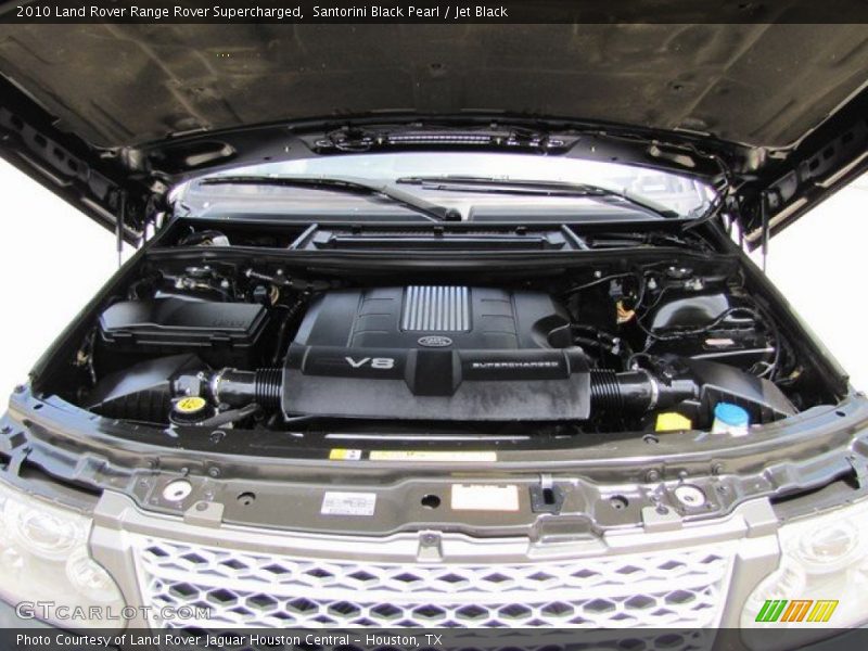 Santorini Black Pearl / Jet Black 2010 Land Rover Range Rover Supercharged
