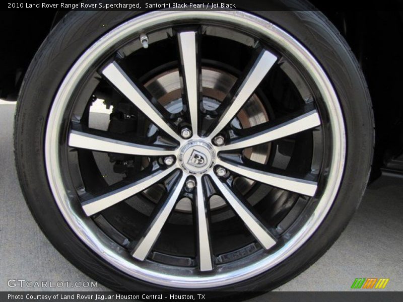 Santorini Black Pearl / Jet Black 2010 Land Rover Range Rover Supercharged