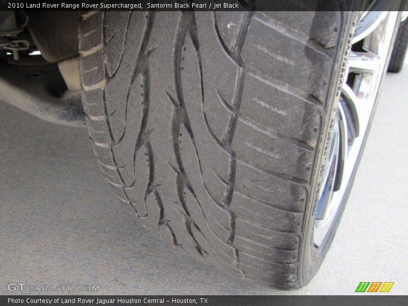Santorini Black Pearl / Jet Black 2010 Land Rover Range Rover Supercharged