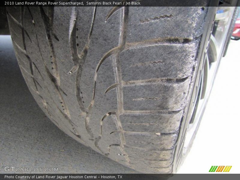 Santorini Black Pearl / Jet Black 2010 Land Rover Range Rover Supercharged