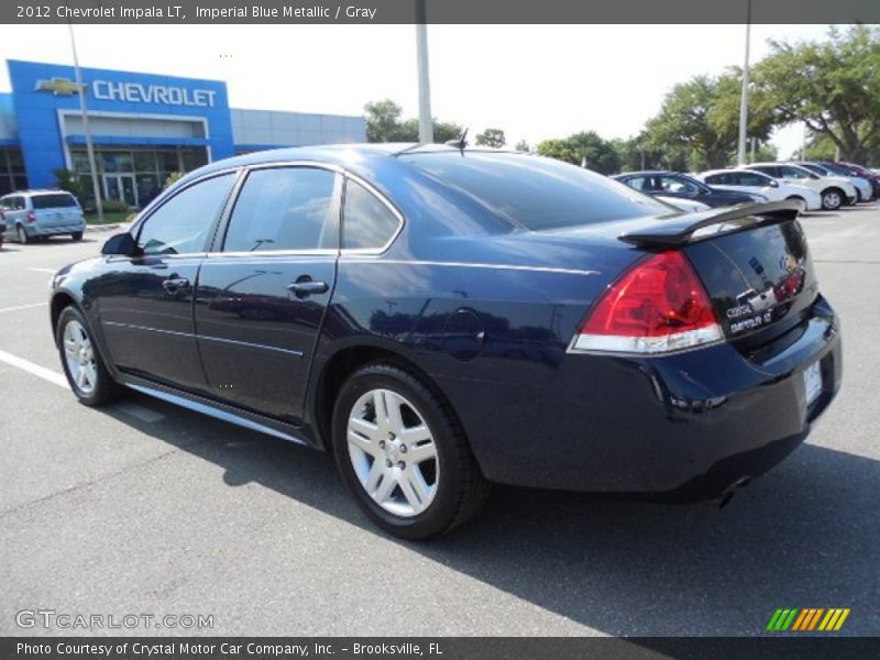 Imperial Blue Metallic / Gray 2012 Chevrolet Impala LT