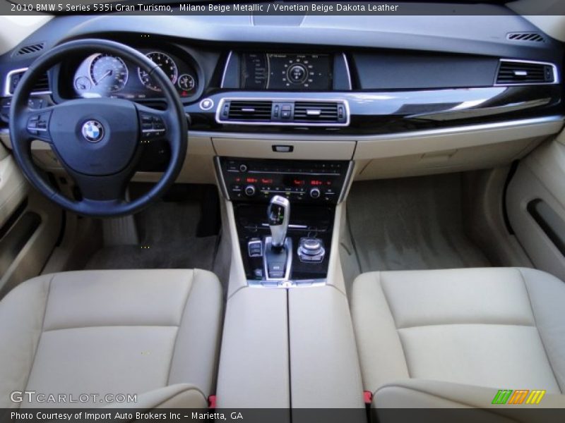 Milano Beige Metallic / Venetian Beige Dakota Leather 2010 BMW 5 Series 535i Gran Turismo