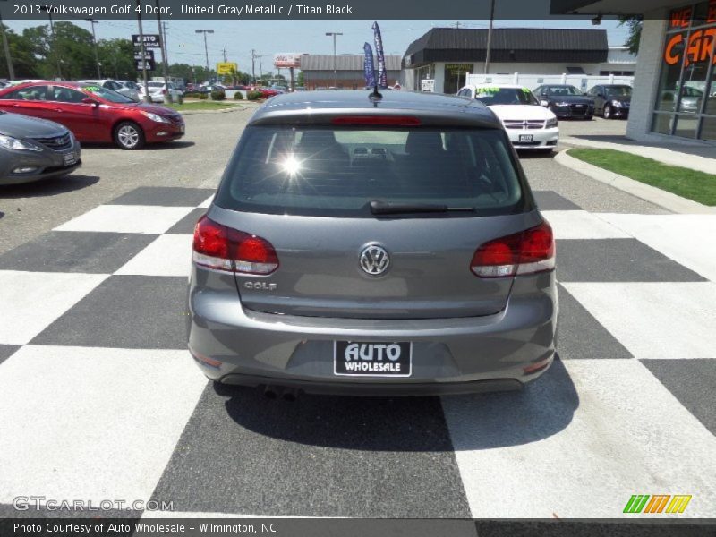 United Gray Metallic / Titan Black 2013 Volkswagen Golf 4 Door
