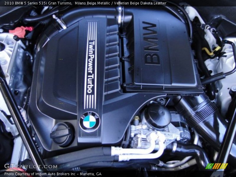Milano Beige Metallic / Venetian Beige Dakota Leather 2010 BMW 5 Series 535i Gran Turismo