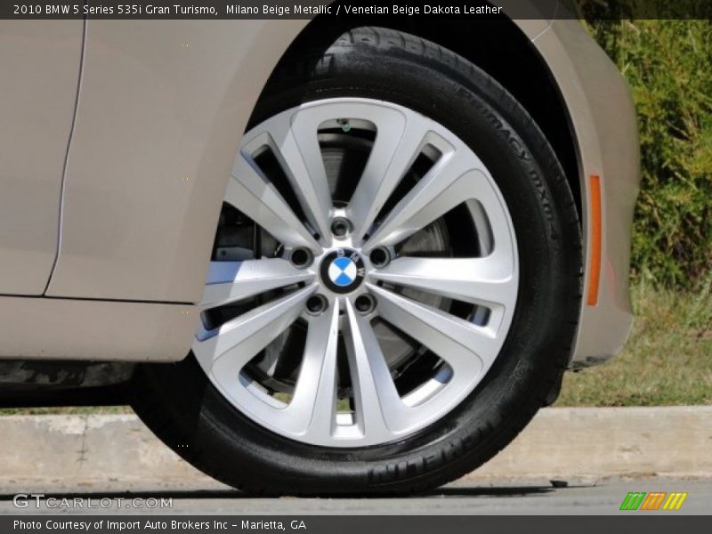 Milano Beige Metallic / Venetian Beige Dakota Leather 2010 BMW 5 Series 535i Gran Turismo