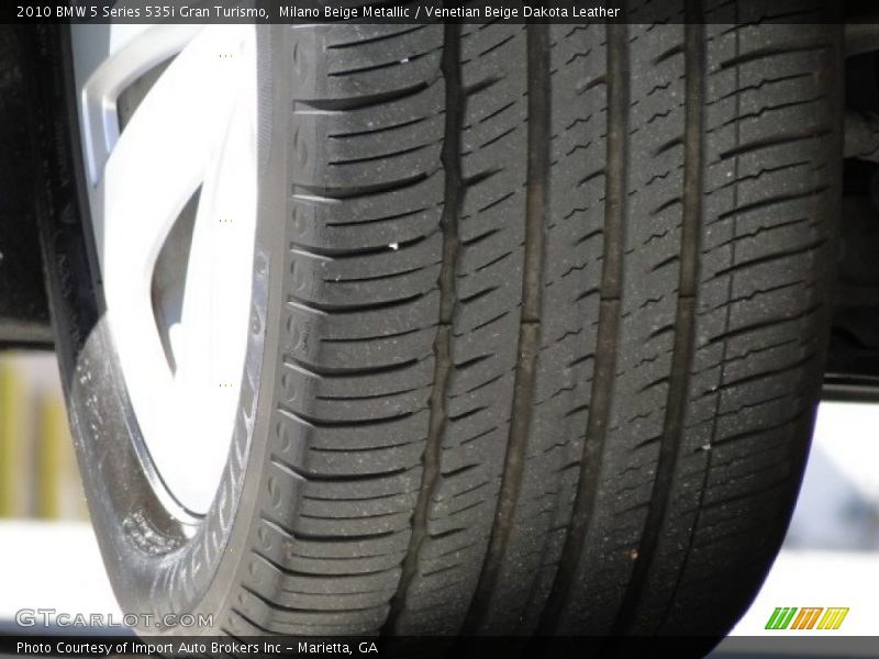 Milano Beige Metallic / Venetian Beige Dakota Leather 2010 BMW 5 Series 535i Gran Turismo