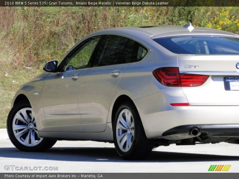 Milano Beige Metallic / Venetian Beige Dakota Leather 2010 BMW 5 Series 535i Gran Turismo