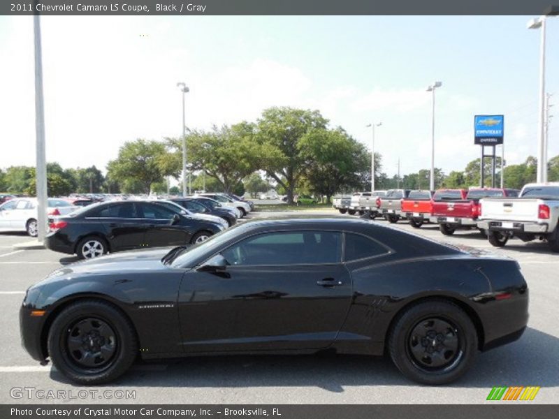 Black / Gray 2011 Chevrolet Camaro LS Coupe