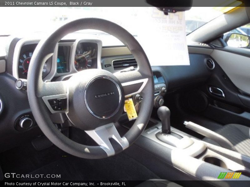 Black / Gray 2011 Chevrolet Camaro LS Coupe