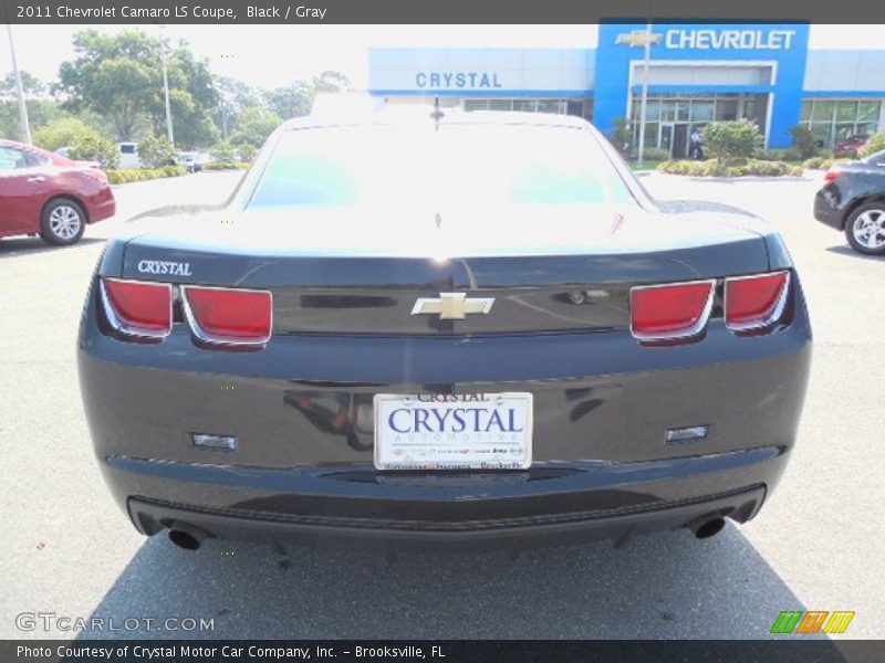 Black / Gray 2011 Chevrolet Camaro LS Coupe