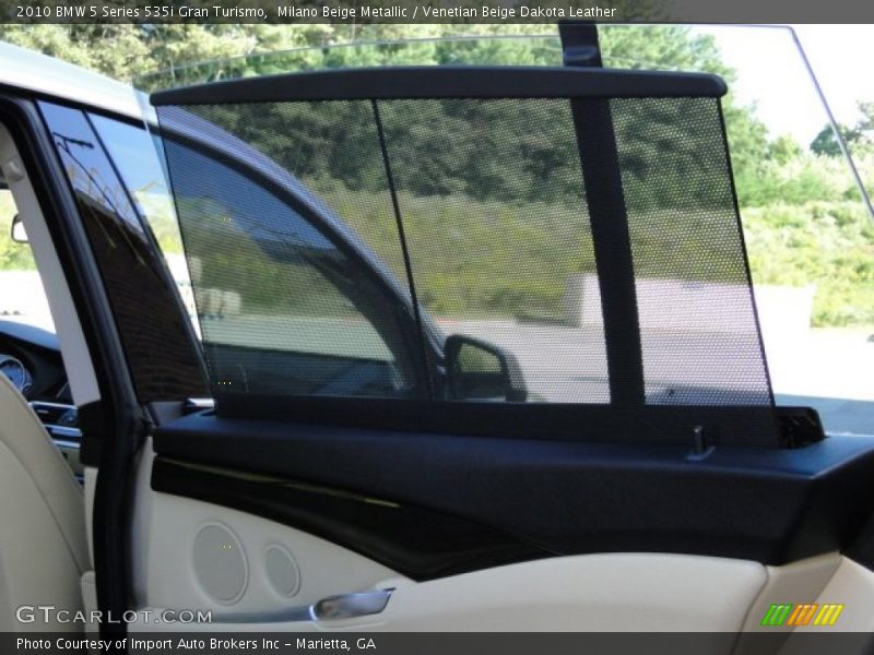 Milano Beige Metallic / Venetian Beige Dakota Leather 2010 BMW 5 Series 535i Gran Turismo