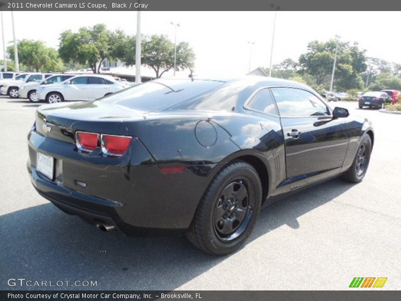 Black / Gray 2011 Chevrolet Camaro LS Coupe