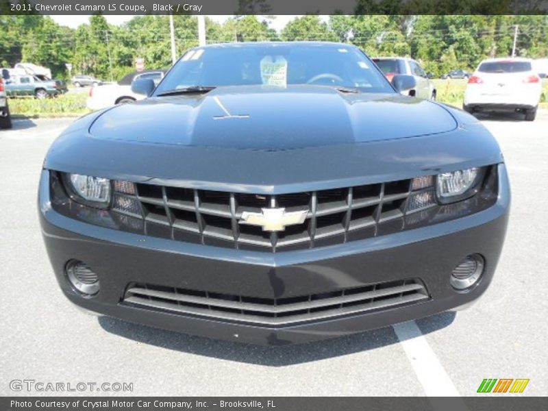 Black / Gray 2011 Chevrolet Camaro LS Coupe