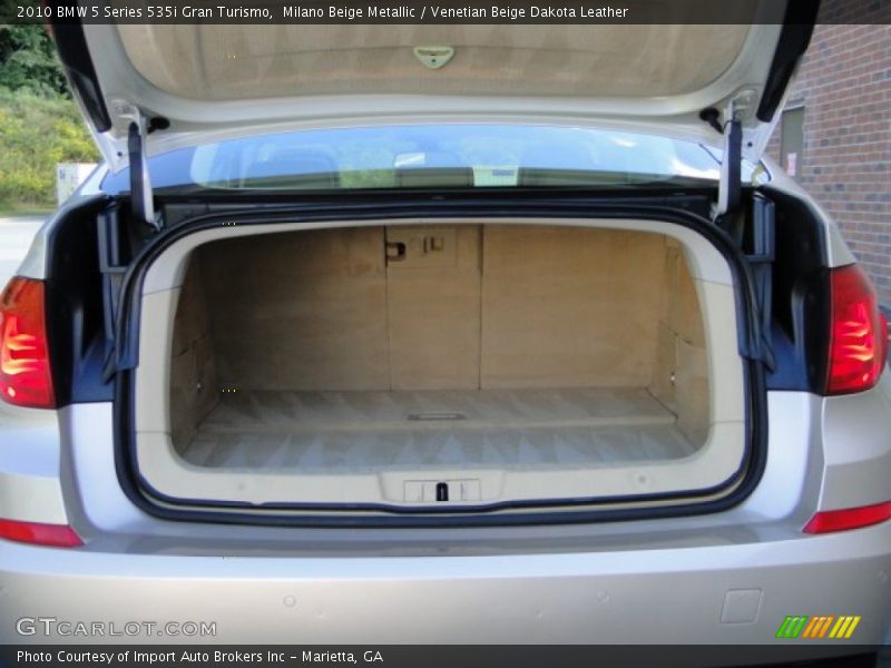 Milano Beige Metallic / Venetian Beige Dakota Leather 2010 BMW 5 Series 535i Gran Turismo