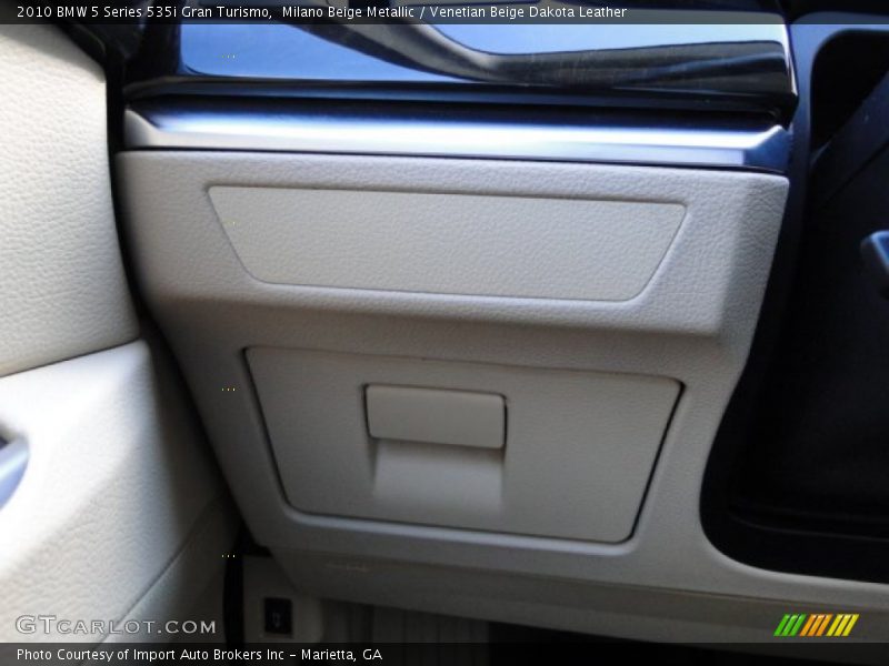 Milano Beige Metallic / Venetian Beige Dakota Leather 2010 BMW 5 Series 535i Gran Turismo