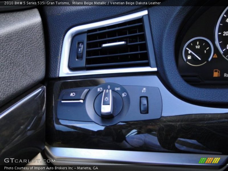 Milano Beige Metallic / Venetian Beige Dakota Leather 2010 BMW 5 Series 535i Gran Turismo
