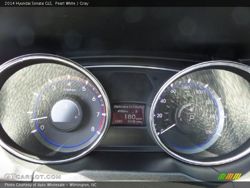 Pearl White / Gray 2014 Hyundai Sonata GLS