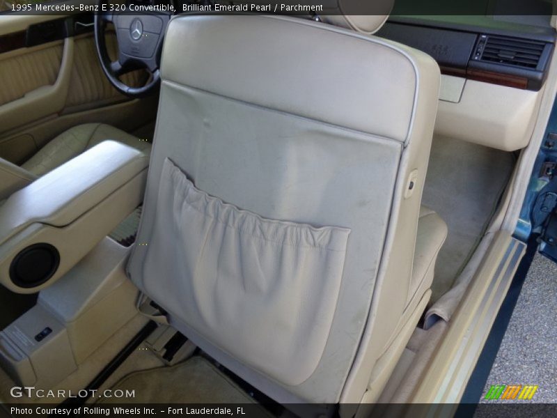 Brilliant Emerald Pearl / Parchment 1995 Mercedes-Benz E 320 Convertible
