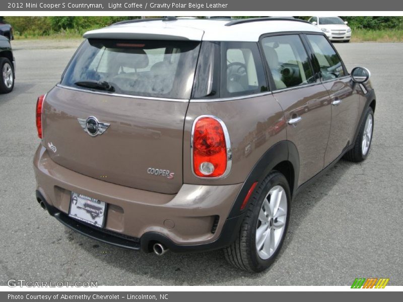 Light Coffee / Gravity Polar Beige Leather 2012 Mini Cooper S Countryman