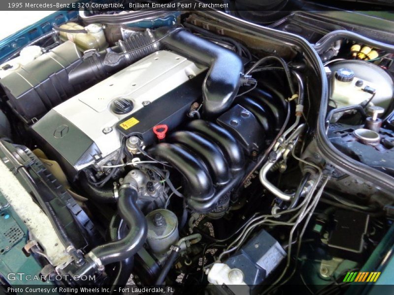 Brilliant Emerald Pearl / Parchment 1995 Mercedes-Benz E 320 Convertible