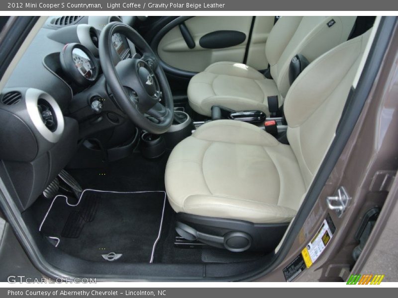  2012 Cooper S Countryman Gravity Polar Beige Leather Interior