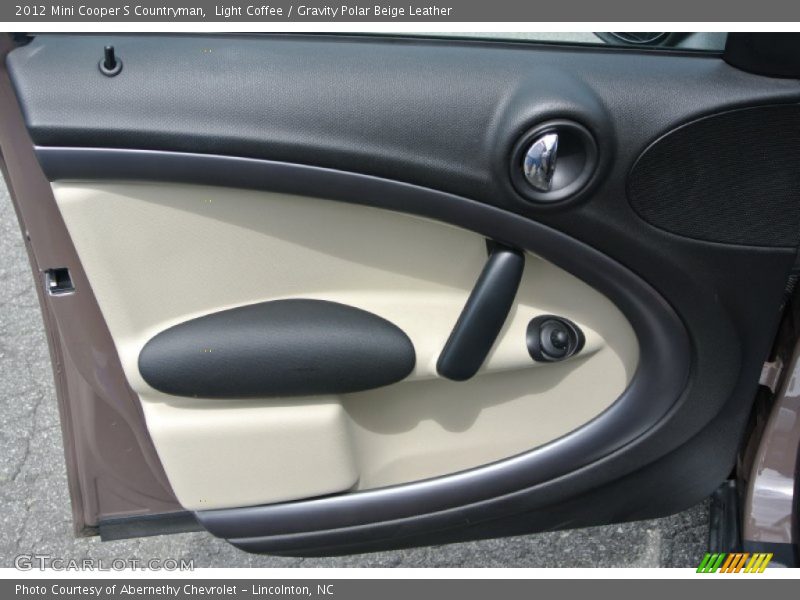 Light Coffee / Gravity Polar Beige Leather 2012 Mini Cooper S Countryman