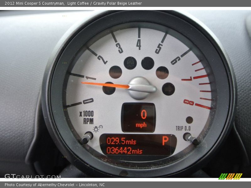 Light Coffee / Gravity Polar Beige Leather 2012 Mini Cooper S Countryman
